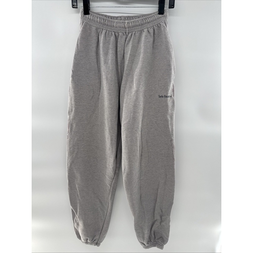 Iets Frans Women's Purple Drawstring Sweatpants Size Small In Fair Condition